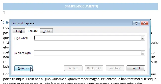 How to quickly remove hidden text in a Word document