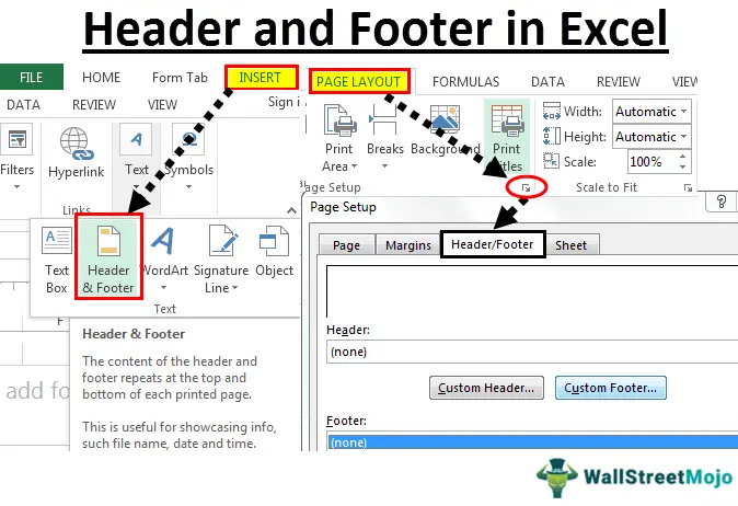 How to remove headers and footers in Excel. How to hide headers and footers in Excel