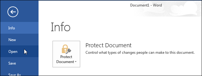 How to remove items from the Recent Documents list in Office applications