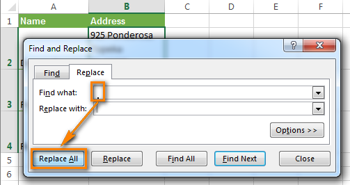 How to remove line breaks (carriage returns) from cells in Excel 2013, 2010 and 2007