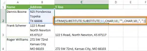 How to remove line breaks in Excel 2010, 2013, 2016 documents - step by step instructions