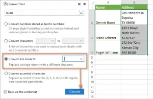 How to remove line breaks in Excel 2010, 2013, 2016 documents - step by step instructions