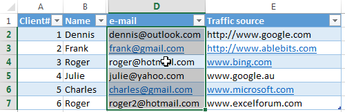 How to remove several (or all) hyperlinks from an Excel sheet at once