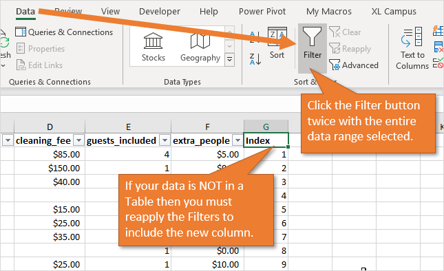 Bagaimana menghapus pengurutan di Excel setelah menyimpan