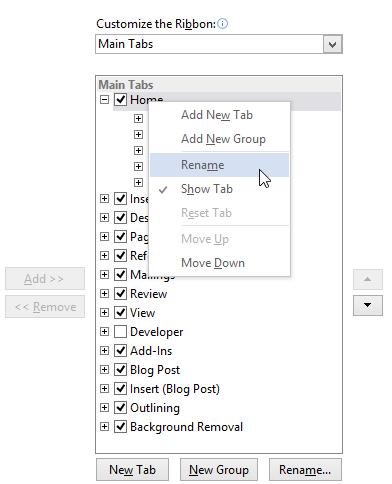 How to replace capital letters in Office 2013 Menu Ribbon