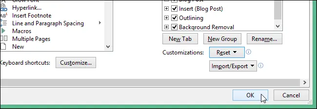 How to Restore Default Ribbon Preferences in Microsoft Office 2013