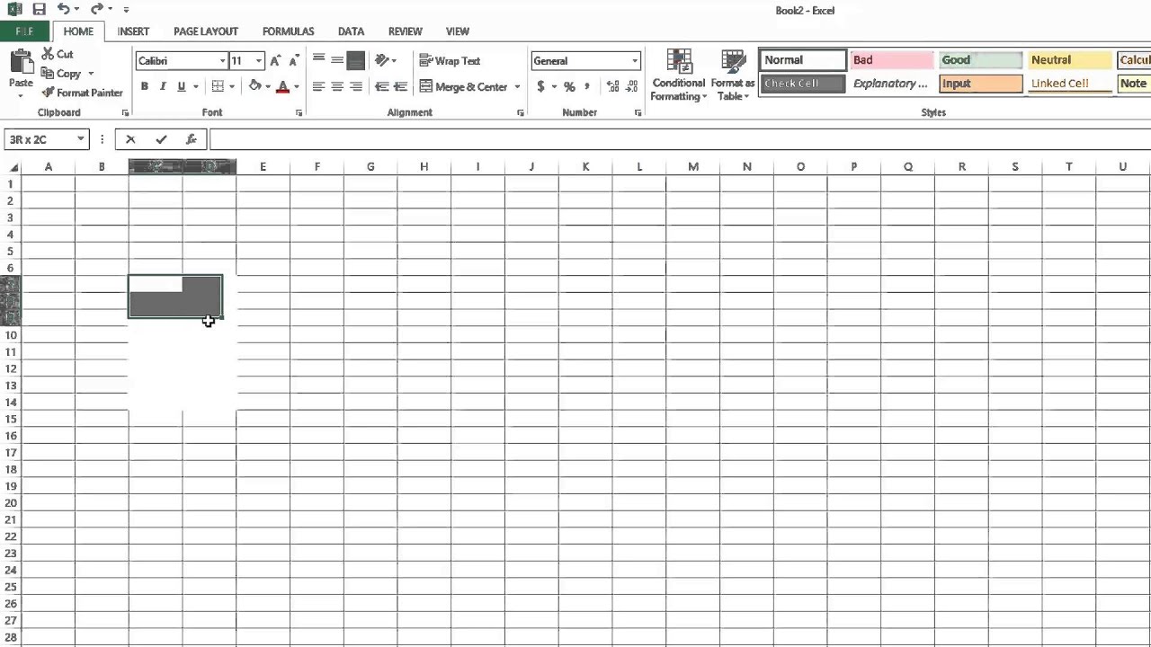 How To Resize Grid In Excel