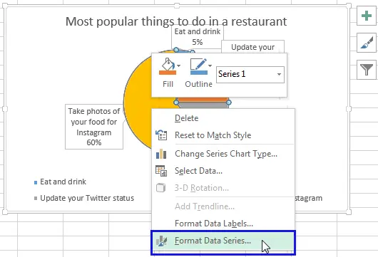 How to rotate a chart or printed page in Excel