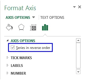 How to rotate charts in Excel