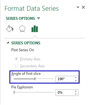 How to rotate charts in Excel