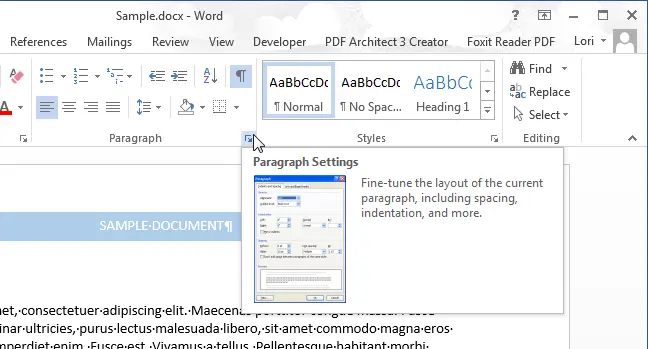 how-to-use-paragraph-in-ms-word-youtube