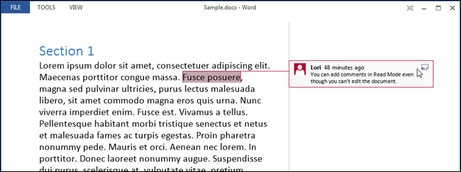 How to set up and use Reading Mode in Word