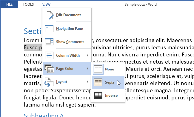 How to set up and use Reading Mode in Word