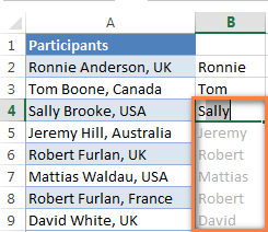 How to Split Cells in Excel: Text by Columns, Instant Fill and Formulas