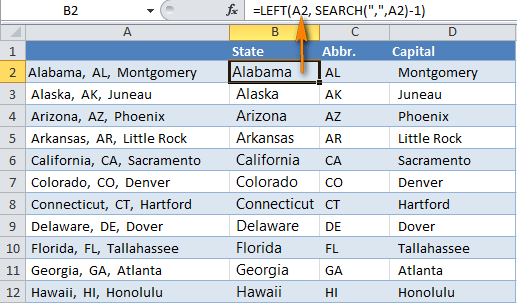 How to Split Cells in Excel: Text by Columns, Instant Fill and Formulas