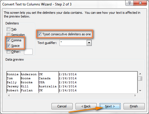 How to Split Cells in Excel: Text by Columns, Instant Fill and Formulas