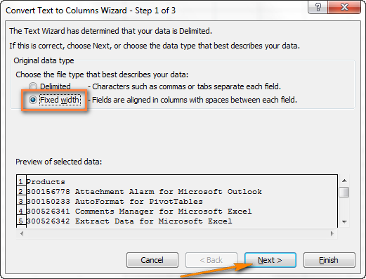 How to Split Cells in Excel: Text by Columns, Instant Fill and Formulas