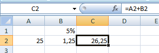 How to subtract / add a percentage from a number in Excel (+ examples)