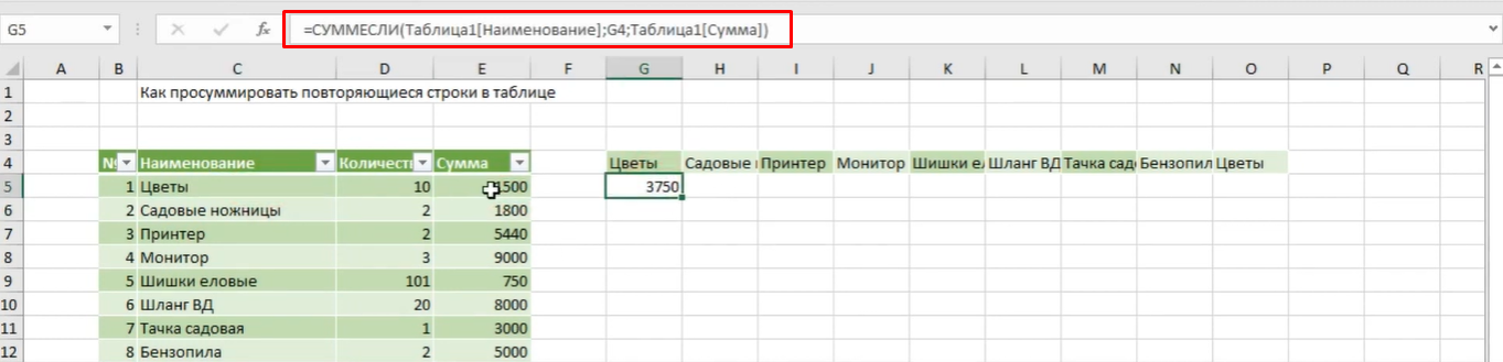  How To Sum Duplicate Values In Excel Healthy Food Near Me