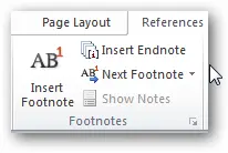 How to use footnotes in Microsoft Word