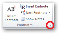 How to use footnotes in Microsoft Word