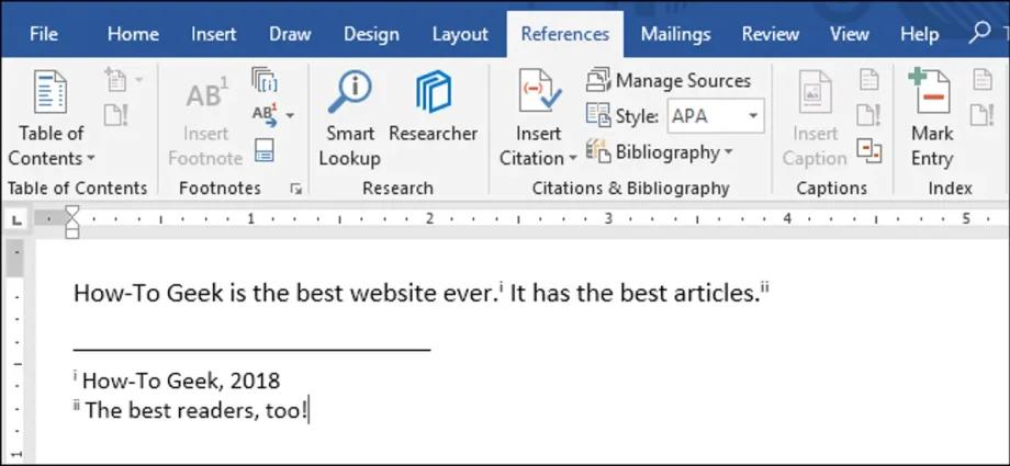 How To Insert Footnote In Word Document