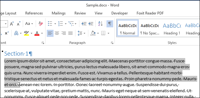 How to use Piggy Bank to copy and paste text in Word 2013