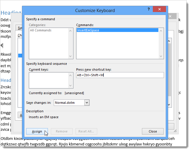 How to use symbols in Word 2013