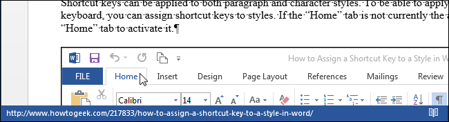 How to use the status bar in Word