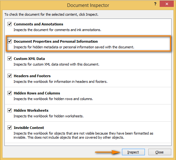 How to view, edit, and delete document properties in Excel 2010 and 2013