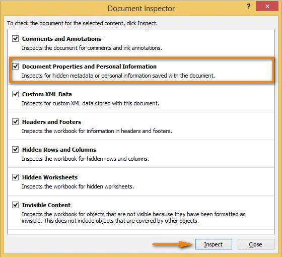 How to view, edit, and delete document properties in Excel 2010 and 2013