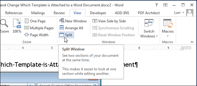 How to view multiple documents at the same time in Word