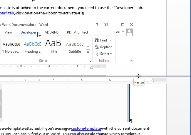 How to view multiple documents at the same time in Word