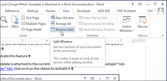 How to view multiple documents at the same time in Word