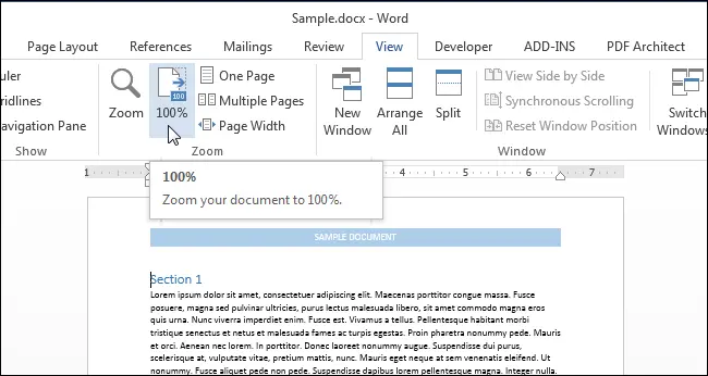 How to view multiple pages at the same time in Word