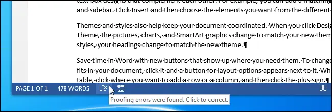 How to work with the Spelling panel in Microsoft Word