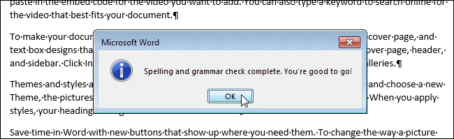 How to work with the Spelling panel in Microsoft Word