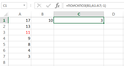 INDEX and MATCH functions in Excel with simple examples