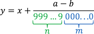 Infinite periodic decimals