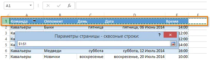 Insert page breaks, print headers and footers in Excel