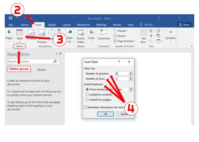 Inserting an Excel sheet into Microsoft Word