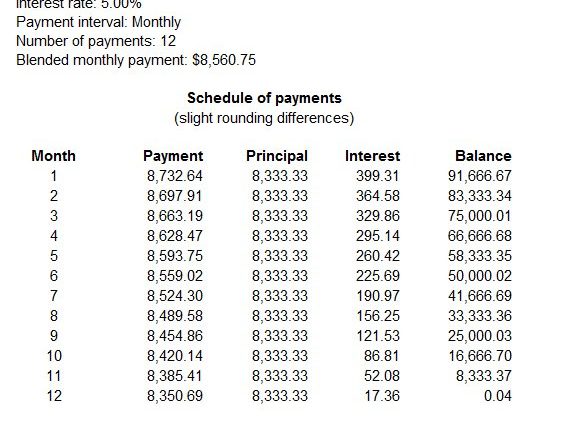 Interest payments