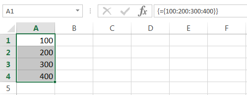 Introduction to array formulas in Excel