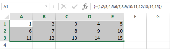 Introduction to array formulas in Excel