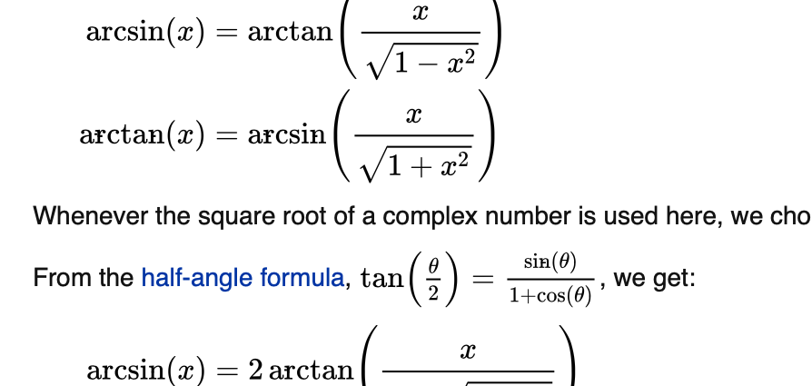 Omvendt trigonometrisk funktion: Arccosine (arccos)