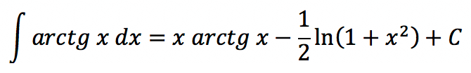 Inverse trigonometric function: Arctangent (arctg)
