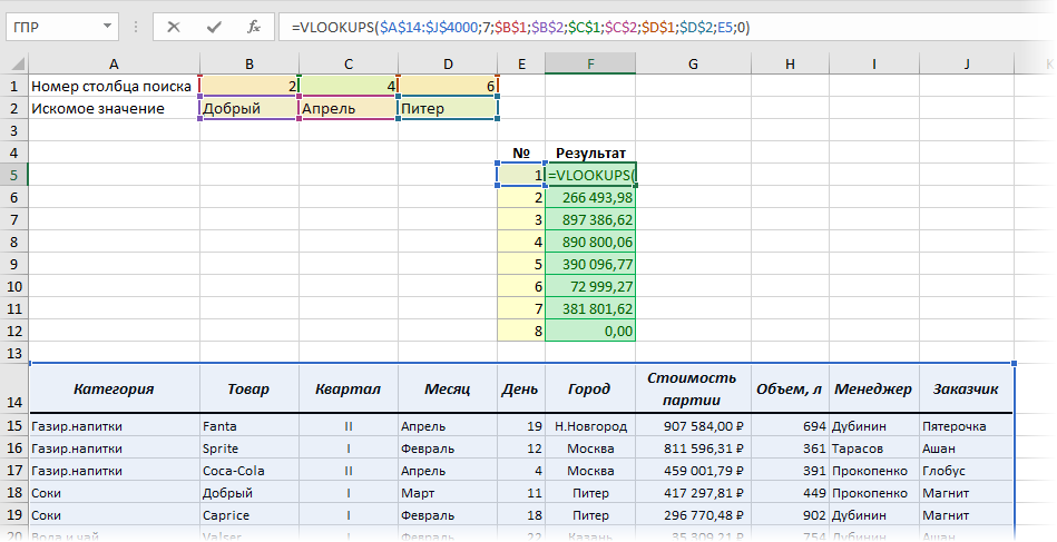 Left VLOOKUP