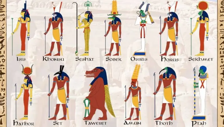 Major gods of ancient Egypt