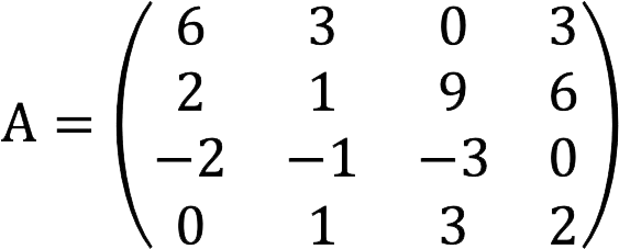 Matrix rank: definition, methods of finding