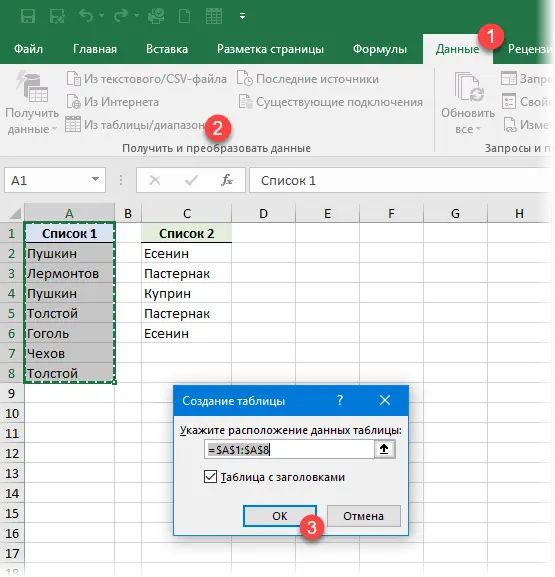 Merging two lists without duplicates